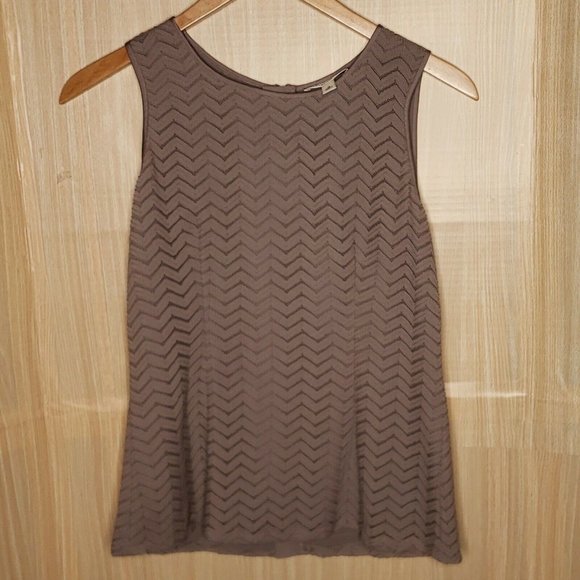 Banana Republic Tops - 17. Banana Republic Womens Taupe Sleeveless Career Top